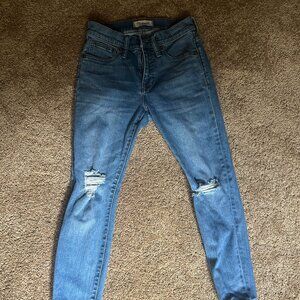 Madewell 9" High Rise Skinny Petitie
